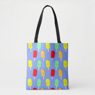 Bolsa Tote Padrão de Pop de gelo fruta