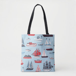 Bolsa Tote Padrão de porta de transporte de água da Vintage