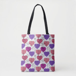 Bolsa Tote Padrão de poses de ioga Ioga sem costura 4