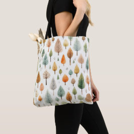 Bolsa Tote Padrão de queda de aquarela
