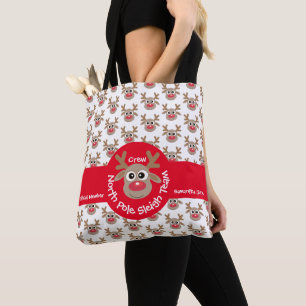 Bolsa Tote Padrão de Rebelde de Tripulação do Polo Norte Cute