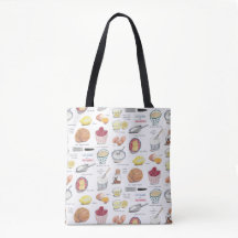 Padrão de Receita Branco, Vermelho e Amarelo Vinta