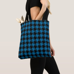 Bolsa Tote Padrão de repetição de som azul