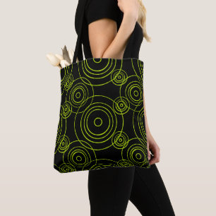 Bolsa Tote Padrão de réplicas de verde limão
