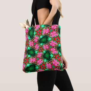 Bolsa Tote Padrão de Rosa do deserto bonito