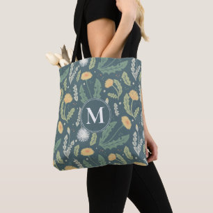 Bolsa Tote Padrão de Semana Floral de Dandelion