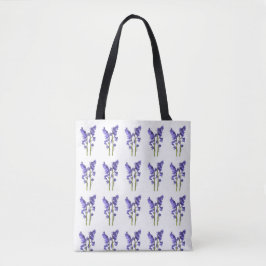 Bolsa Tote Padrão de tecido Bluebell.
