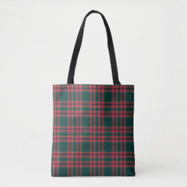 Bolsa Tote Padrão de Tecido Tartan do Black Watch