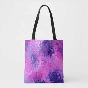 Bolsa Tote Padrão de textura de fundo púrpura
