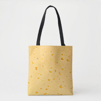 Bolsa Tote Padrão de Textura de Queijo