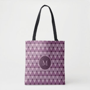 Bolsa Tote Padrão de triângulos