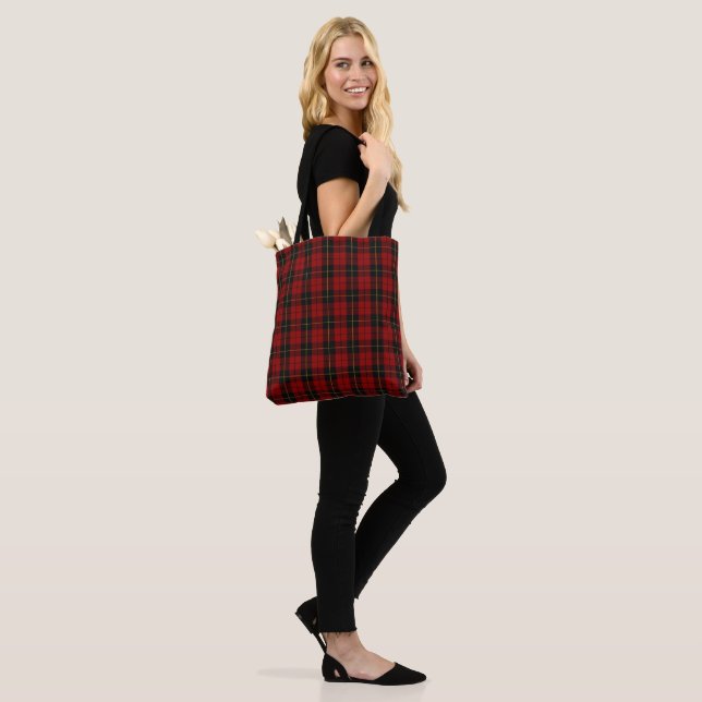 Bolsa Tote Padrão de Xadrez de Clã Escocês Wallace Tartan (No(a) Modelo)