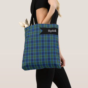 Bolsa Tote Padrão de Xadrez do Keith Clan Scottish Tartan