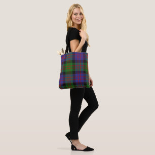 Bolsa Tote Padrão de Xadrez do MacDonald Scottish Clan Tarta