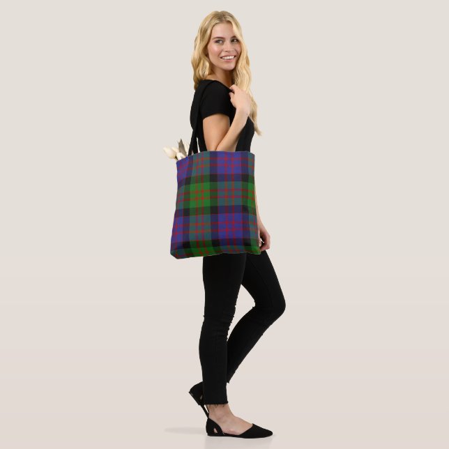 Bolsa Tote Padrão de Xadrez do MacDonald Scottish Clan Tartan (No(a) Modelo)