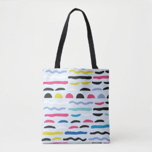 Bolsa Tote padrão decorativo geométrico sem costura abstrat