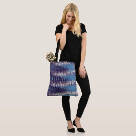 Bolsa Tote Padrão digital abstrato moderno design 1231