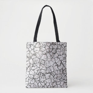Bolsa Tote Padrão Digital de Mármore Rachado
