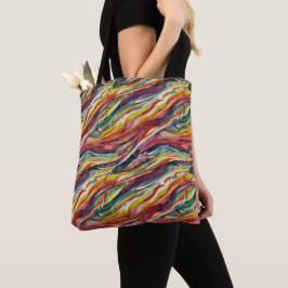 Bolsa Tote Padrão digital geométrico abstrato moderno 40