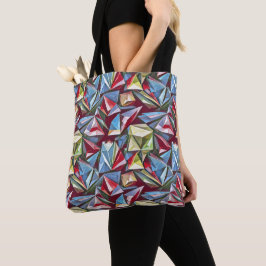 Bolsa Tote Padrão digital geométrico de abstrato moderno 44