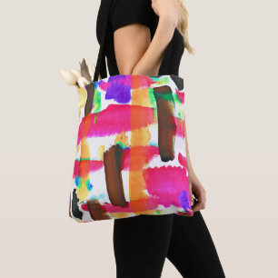 Bolsa Tote Padrão dinâmico de Abstrato na arte