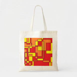 Bolsa Tote Padrão do bloco abstrato