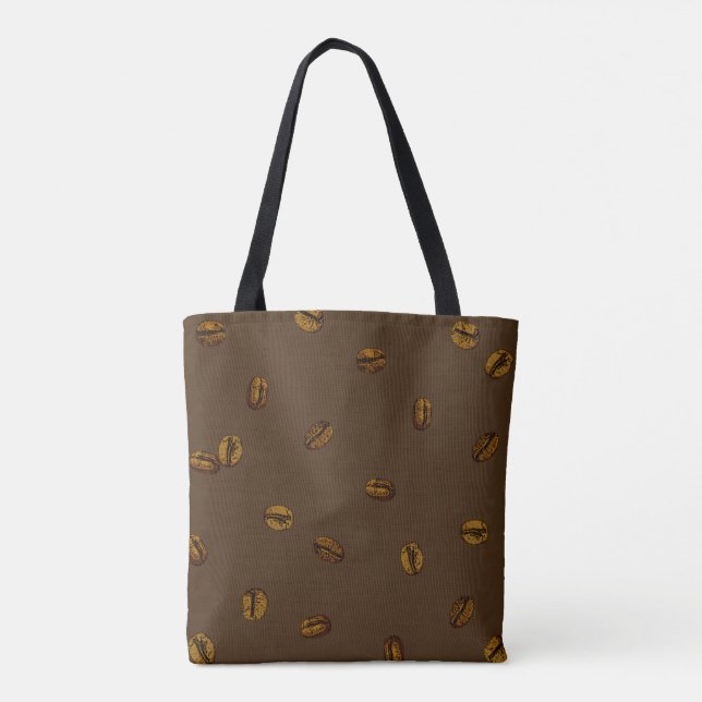 Bolsa Tote padrão do café (Verso)