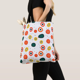 Bolsa Tote Padrão do Círculo Ponto Reprodutivo
