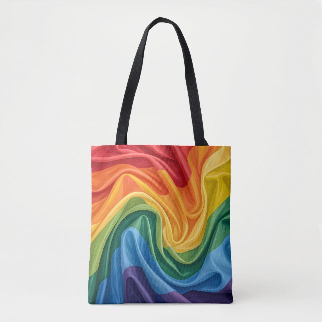 Bolsa Tote padrão do mês do orgulho (Frente)