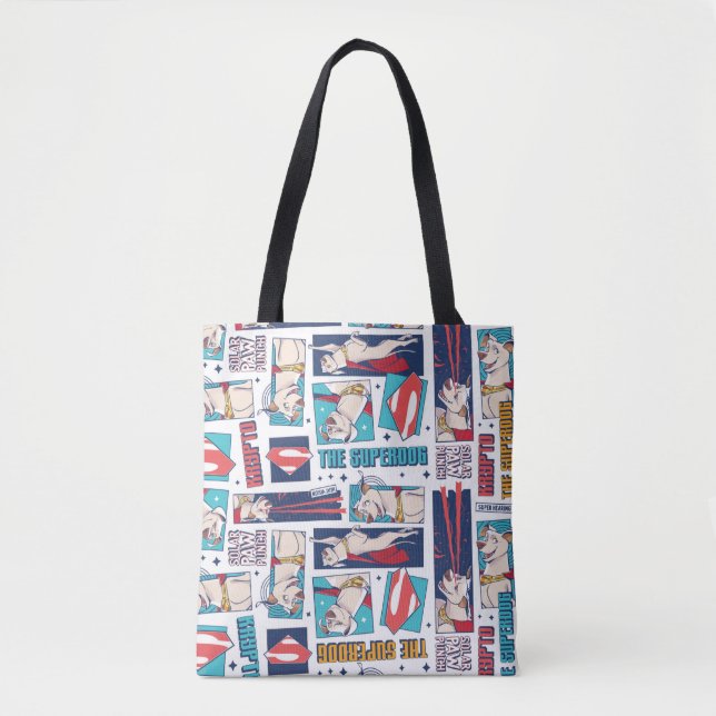 Bolsa Tote Padrão do painel de músicas Krypto (Frente)