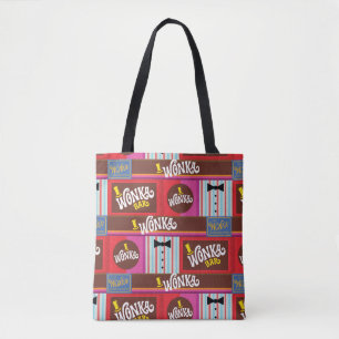 Bolsa Tote Padrão do Willy Wonka Candy