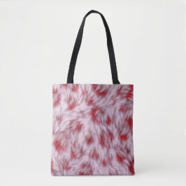 Bolsa Tote Padrão Elegante de Abstrato Soft Fluffy Peles |
