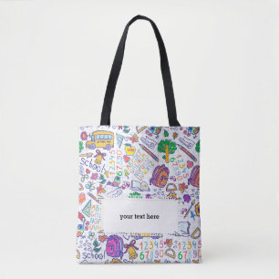 Bolsa Tote Padrão escolar