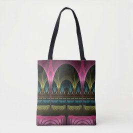 Bolsa Tote Padrão especial de fantasia Abstrato - Fractal col