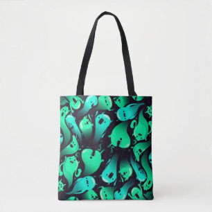 Bolsa Tote padrão fantasma