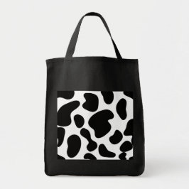 Bolsa Tote Padrão Faux Cowhide