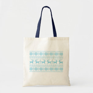Bolsa Tote Padrão Feliz Natal 1
