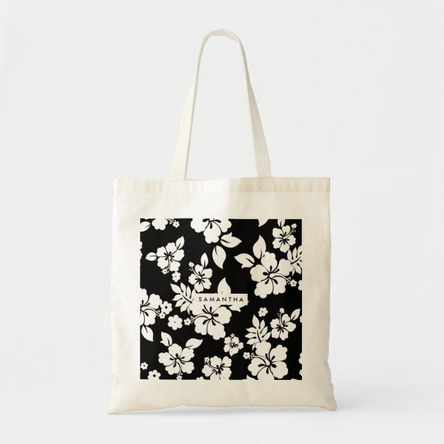 Bolsa Tote Padrão Floral (Frente)