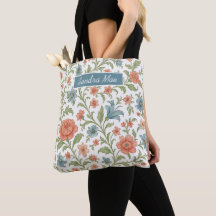 Padrão Floral Chic Personalizado de Compras
