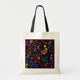 Bolsa Tote Padrão floral colorido fofo