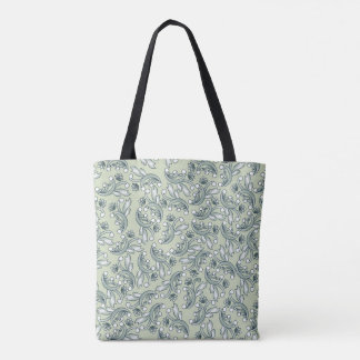 Bolsa Tote Padrão floral pastel boêmico