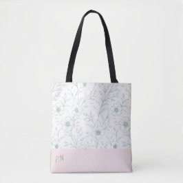 Bolsa Tote Padrão Floral Personalizado