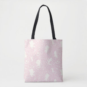 Bolsa Tote Padrão Floral Rosa de Onde Vivem os Monstros
