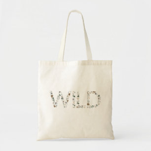 Bolsa Tote Padrão Floral SELVAGEM Lindas Flores Modernas e Te
