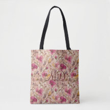 Padrão Floral Xadrez Pastel Chic