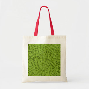 Bolsa Tote Padrão Folha Verde do Galho de William Morris Vint