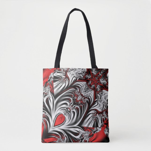 Bolsa Tote padrão fractal (Frente)