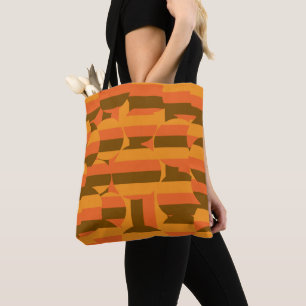 Bolsa Tote padrão geométrico
