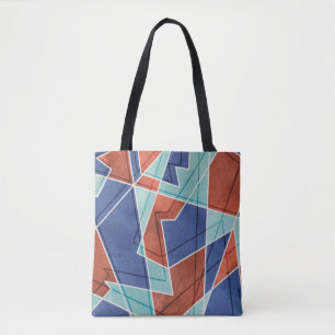 Bolsa Tote Padrão Geométrico