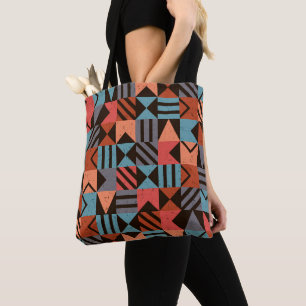 Bolsa Tote Padrão Geométrico 28
